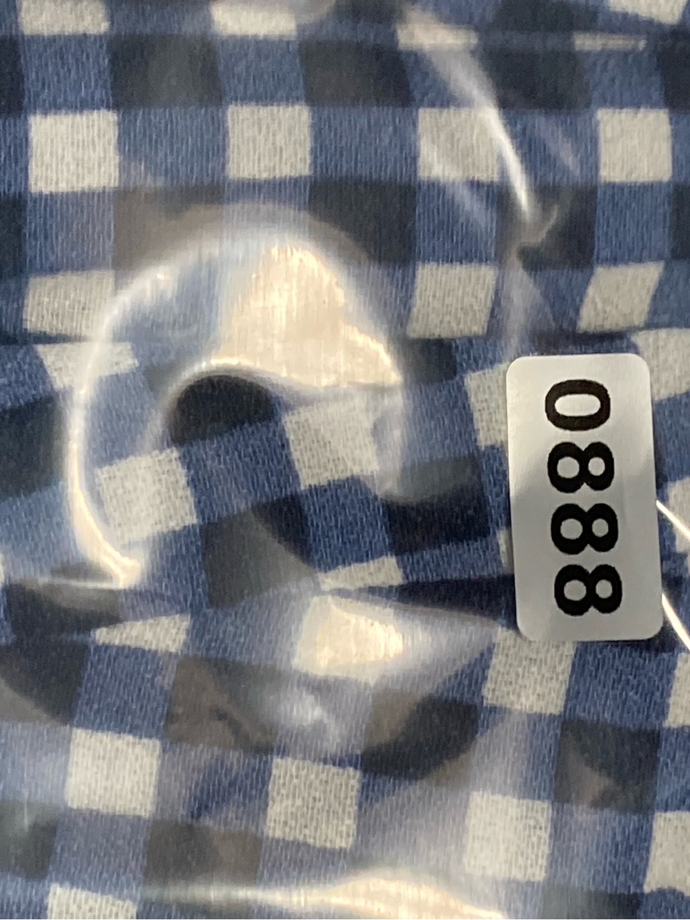 Philosophy Dress Women's Size 8 Gingham Plaid Blue White Midi Handkerchief - Picture 13 of 16